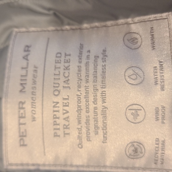 Peter Millar Women's Sage Fog Pippin Quilted Jacket NWT Mint Green/Sage - Picture 5 of 5